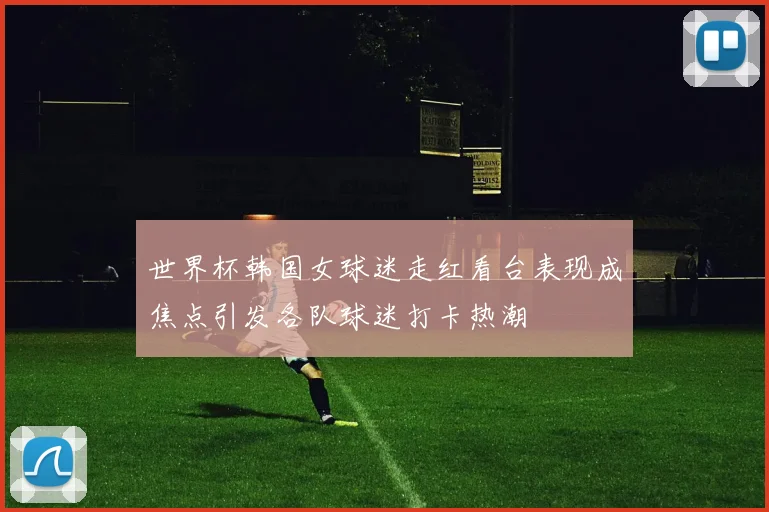 世界杯韩国女球迷走红看台表现成焦点引发各队球迷打卡热潮
